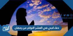 اجمل دعاء لابي في العشر الاواخر من رمضان 2024